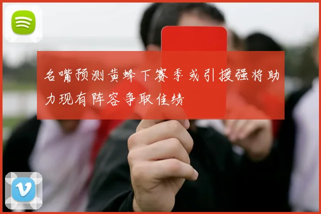 名嘴预测黄蜂下赛季或引援强将助力现有阵容争取佳绩